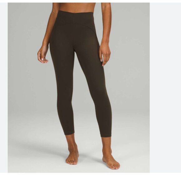 Lululemon Align Dark Olive Green High-Waisted Leggings 25" - Picture 1 of 7